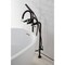 Aqua Vintage CCK8105DKL Freestanding Tub Faucet with Supply Line, Stop Valve, Oil Rubbed Bronze CCK8105DKL - alternate 2